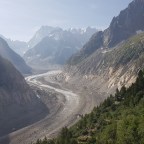 Rutas por los Alpes (v): caminando por «Mer de Glace»