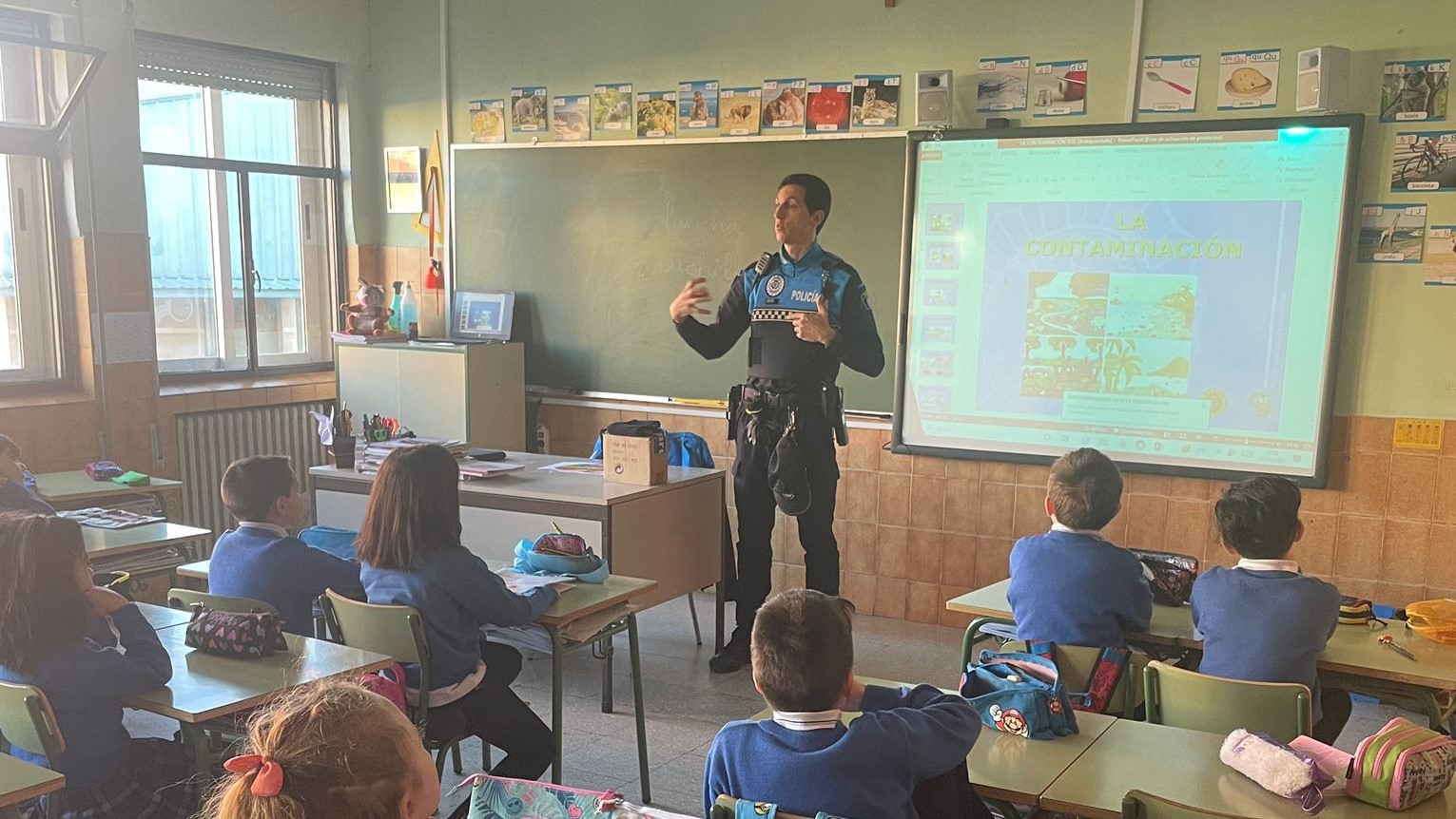 Charlas ambientales de la Policía Municipal de Valladolid