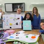 Muestrario de materiales plásticos