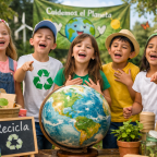 A CUIDAR EL PLANETA BONITO… (Canción eco-planeta)